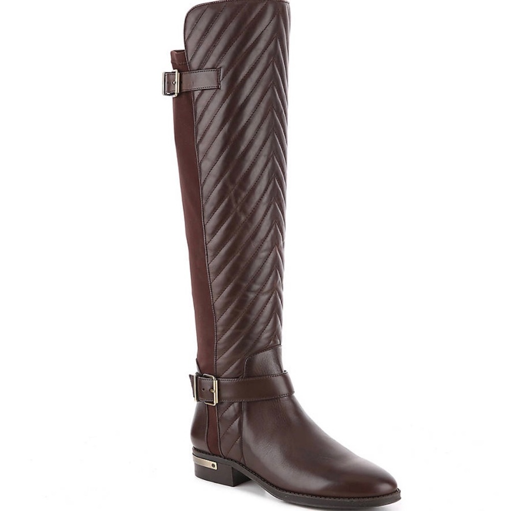Vince Camuto Brown Knee-High Boots